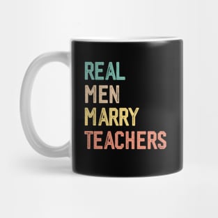 Vintage Husband Married teachers Husband Engagement teachers Mug